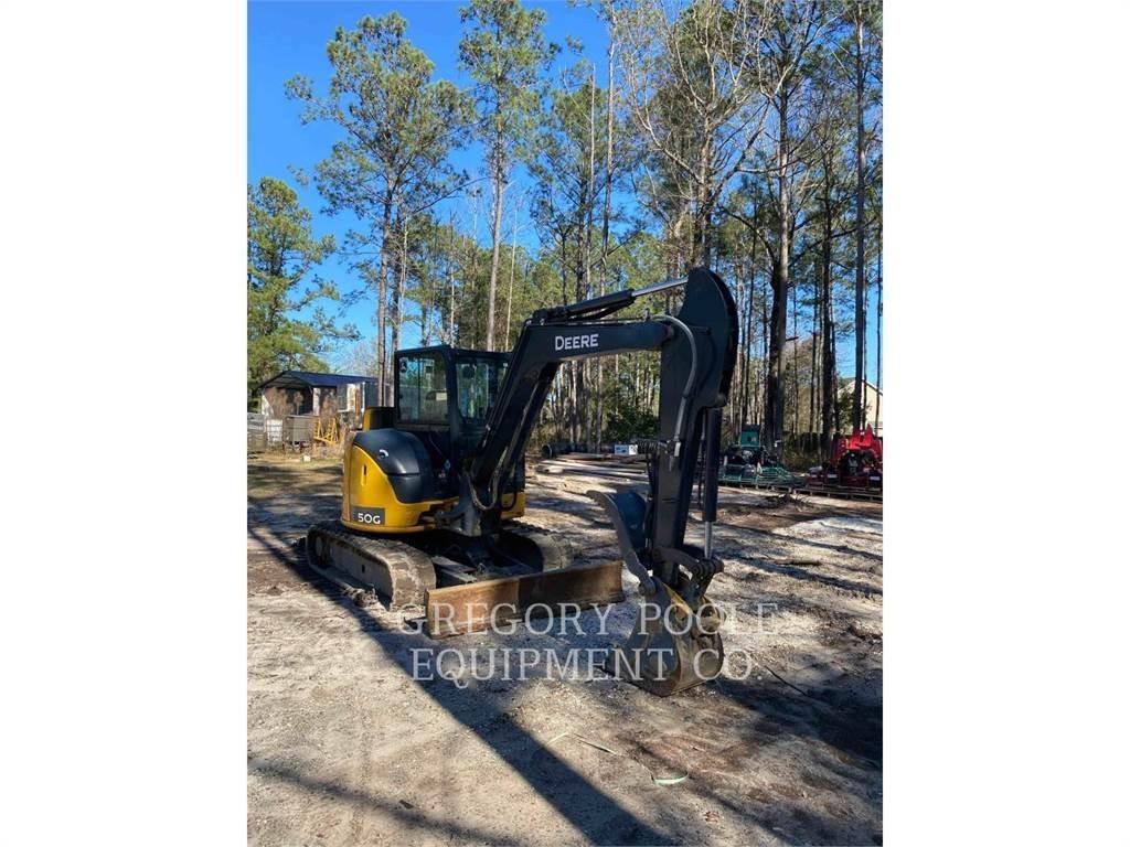 John Deere 50G Mini ekskavatoriai < 7 t