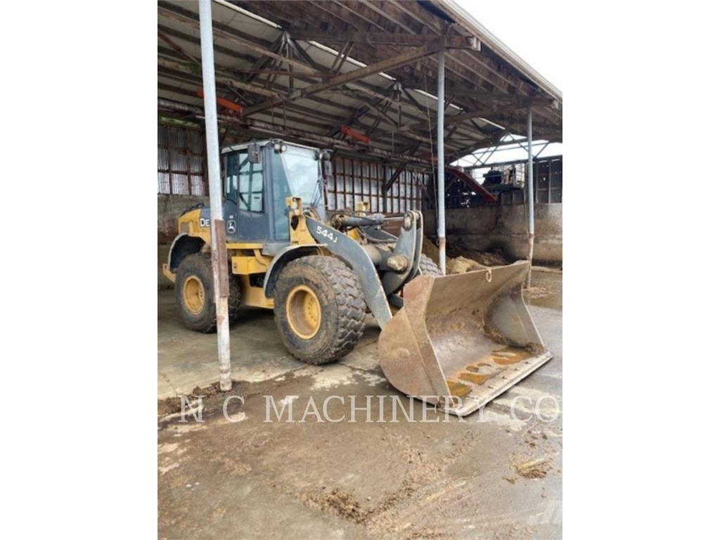 John Deere 544J Naudoti ratiniai krautuvai