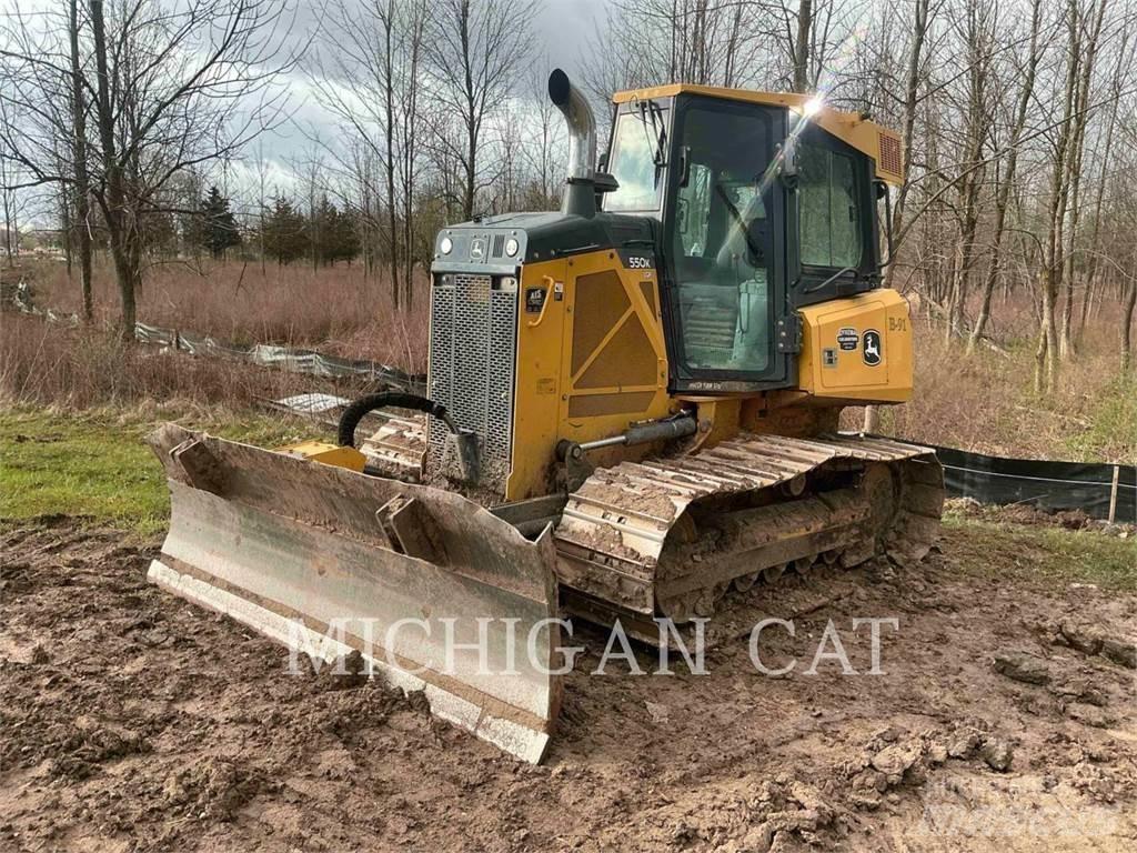 John Deere 550K LGP Vikšriniai buldozeriai