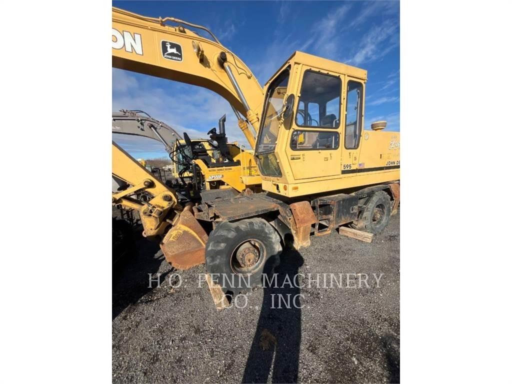 John Deere 595 Vikšriniai ekskavatoriai