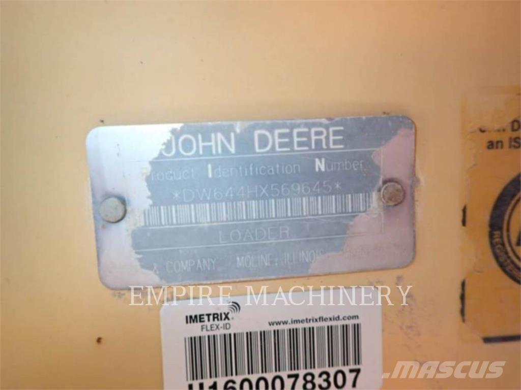 John Deere 644H Naudoti ratiniai krautuvai