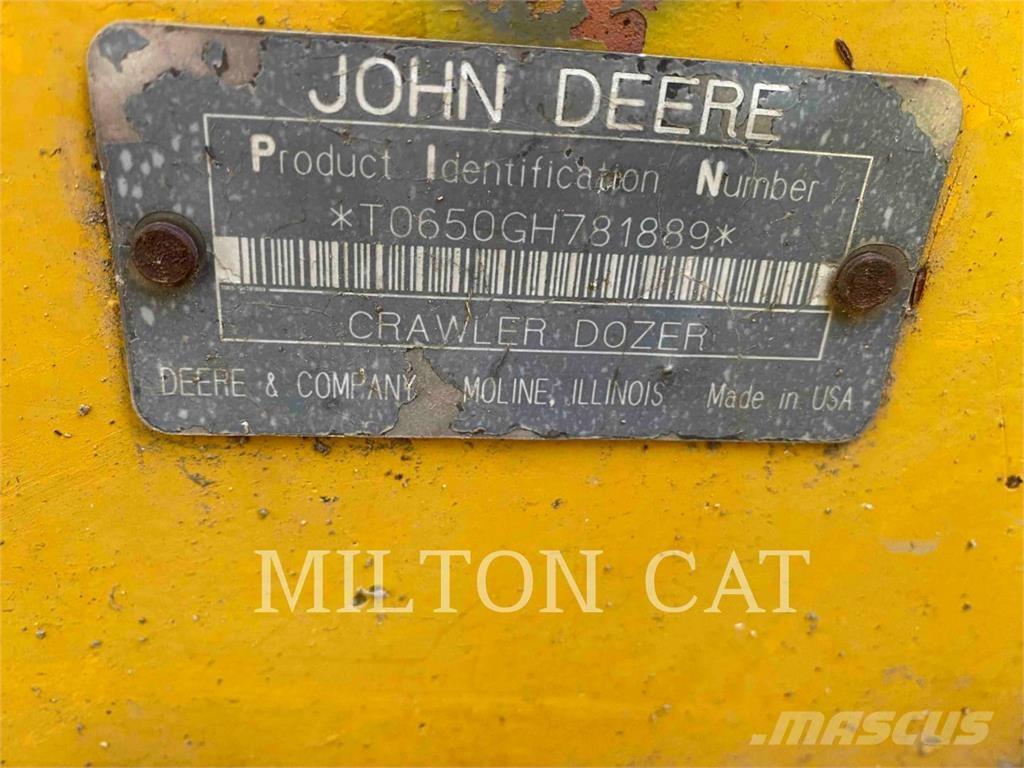 John Deere 650G Vikšriniai buldozeriai