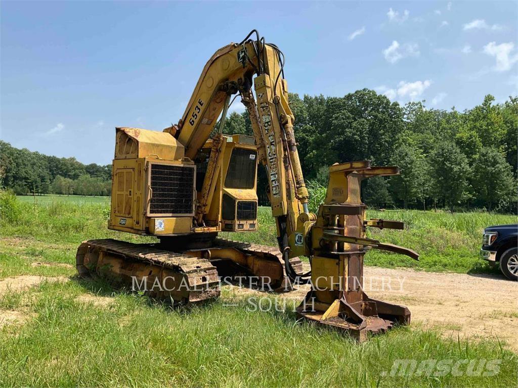 John Deere 653E Miško pjovimo technika