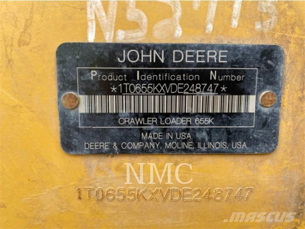 John Deere 655 Vikšriniai krautuvai