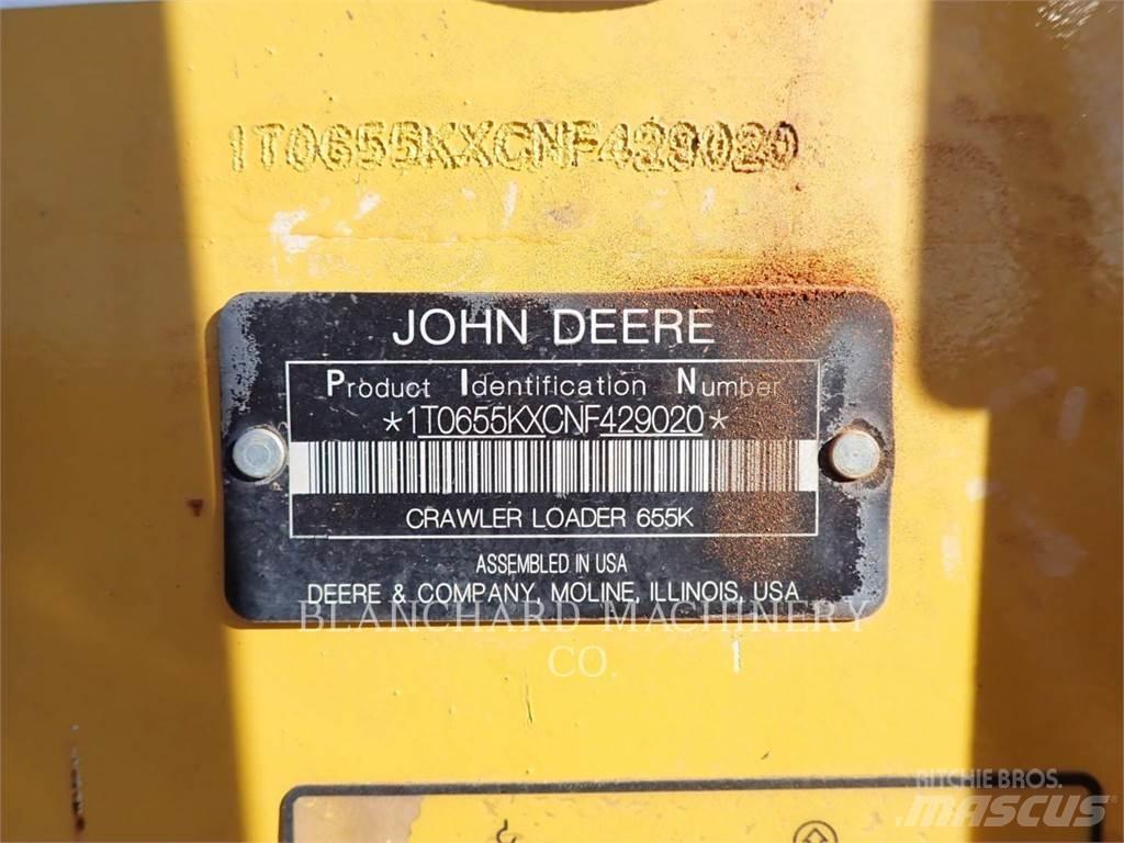 John Deere 655K Vikšriniai krautuvai