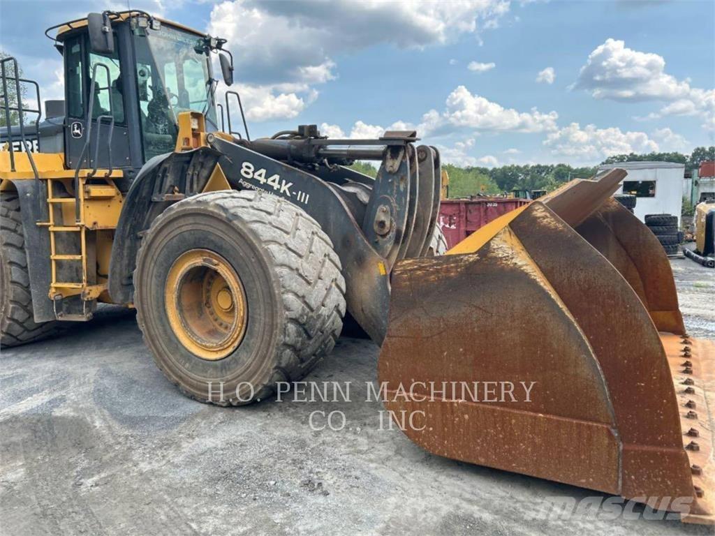 John Deere 844 Naudoti ratiniai krautuvai