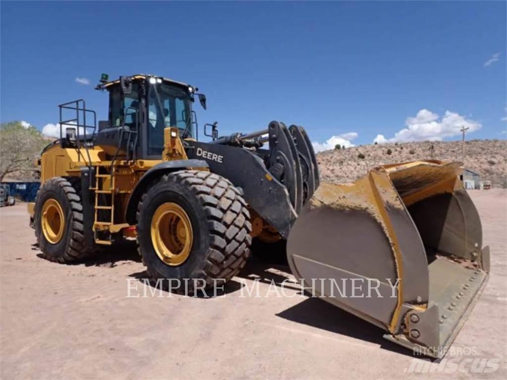 John Deere 844P Naudoti ratiniai krautuvai