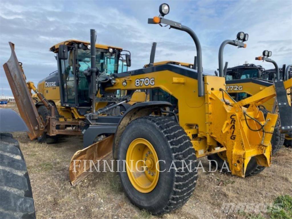 John Deere 870G Greideriai