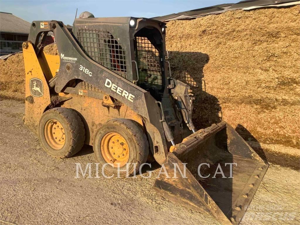 John Deere & CO. 318G Krautuvai su šoniniu pasukimu