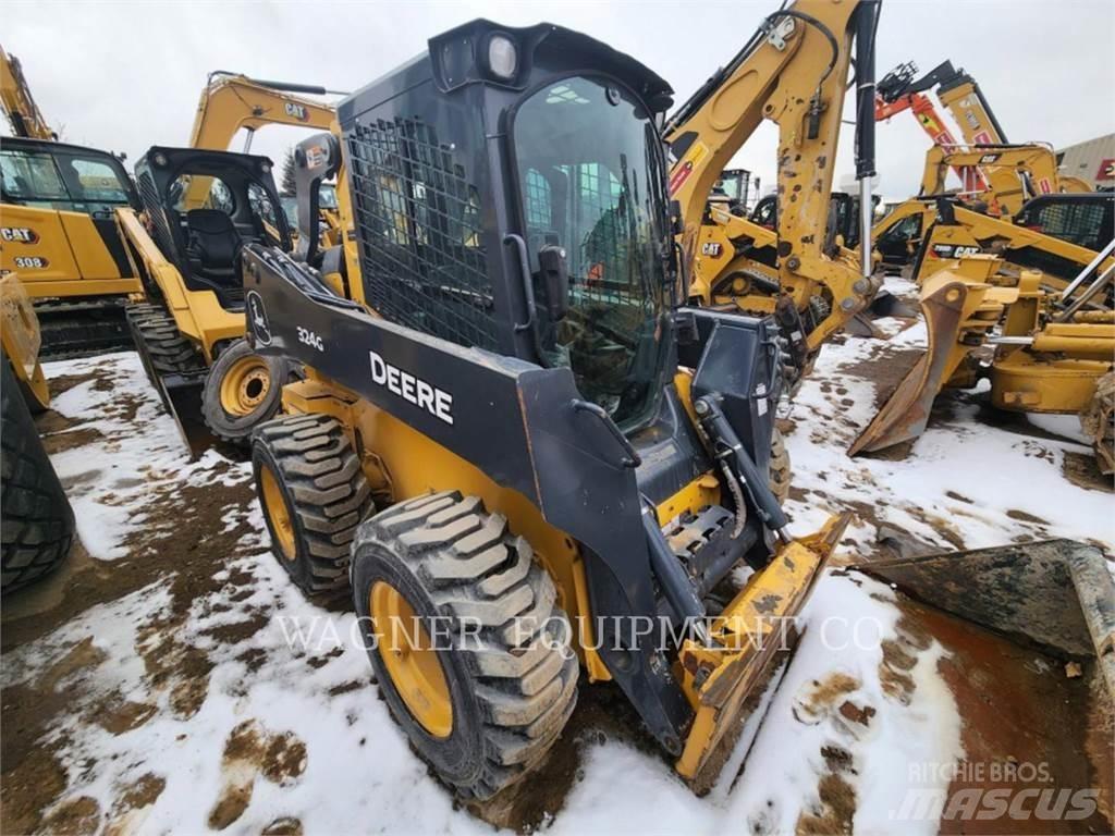 John Deere & CO. 324G Krautuvai su šoniniu pasukimu