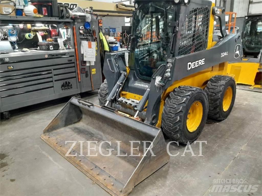 John Deere & CO. 324G Krautuvai su šoniniu pasukimu