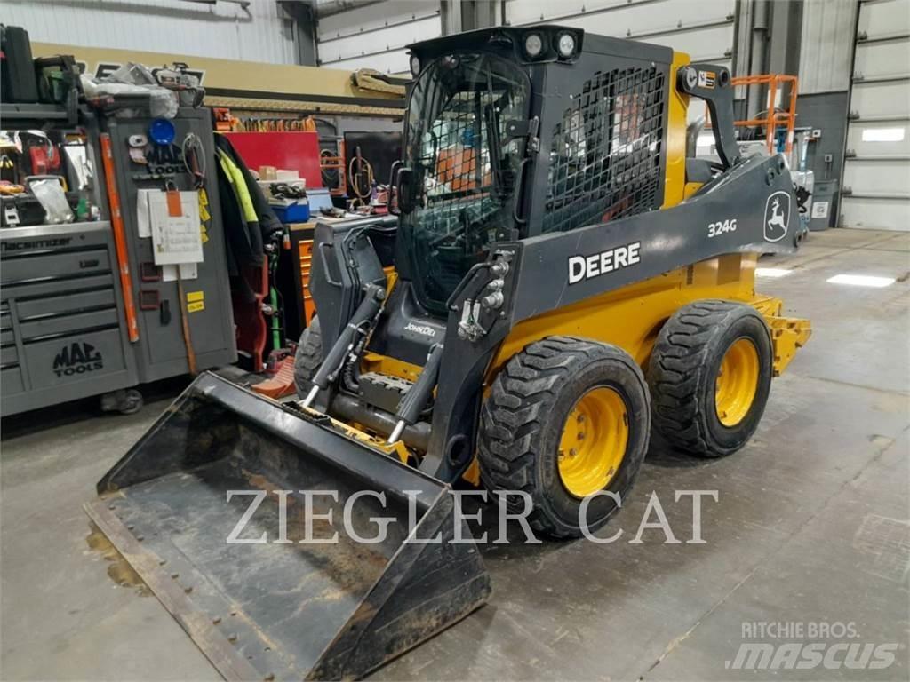 John Deere & CO. 324G Krautuvai su šoniniu pasukimu