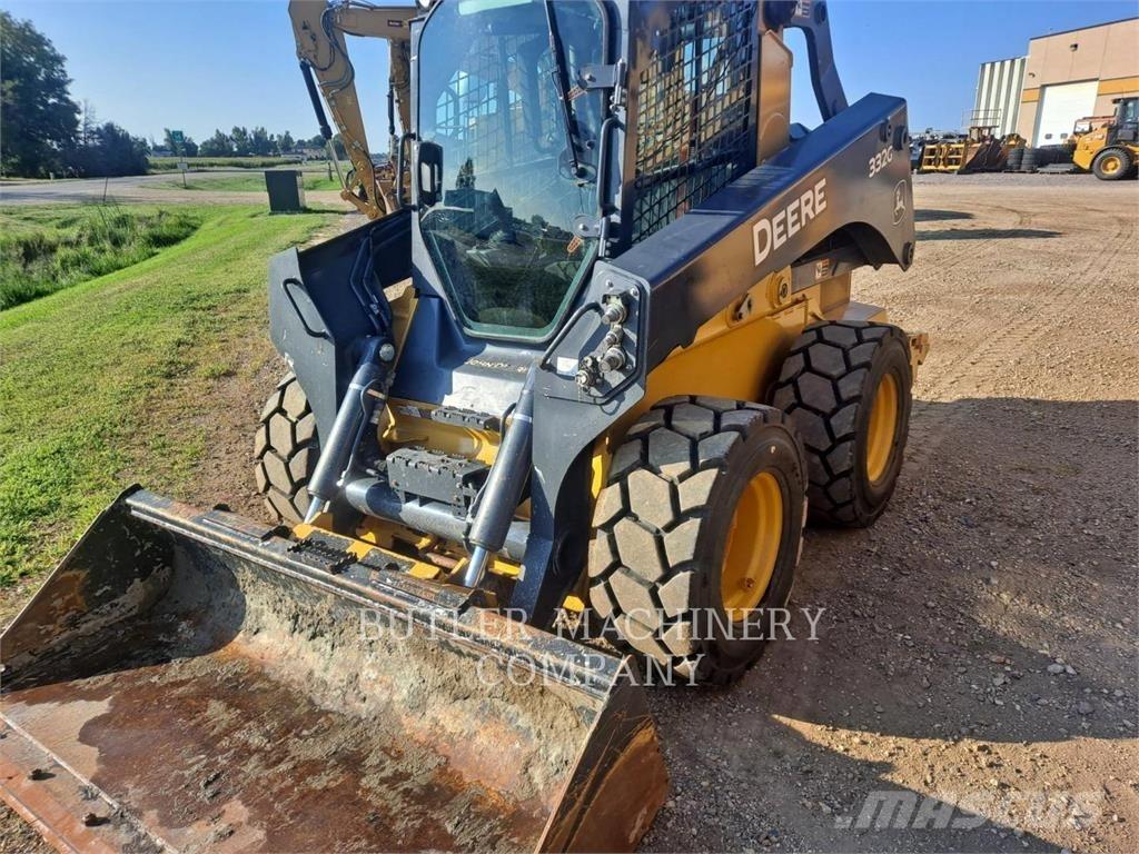 John Deere & CO. 332G Krautuvai su šoniniu pasukimu
