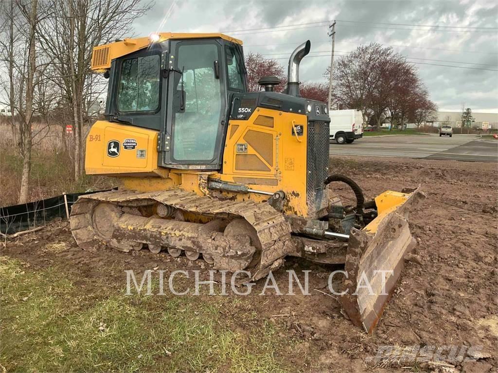 John Deere & CO. 550K Vikšriniai buldozeriai