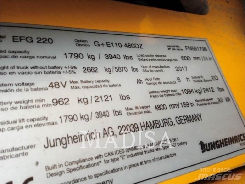 Jungheinrich EFG 220 Šakiniai krautuvai - Kita