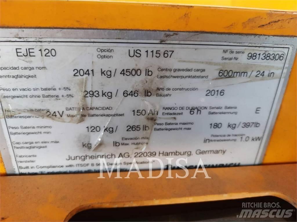 Jungheinrich EJE 120 Elektriniai šakiniai krautuvai