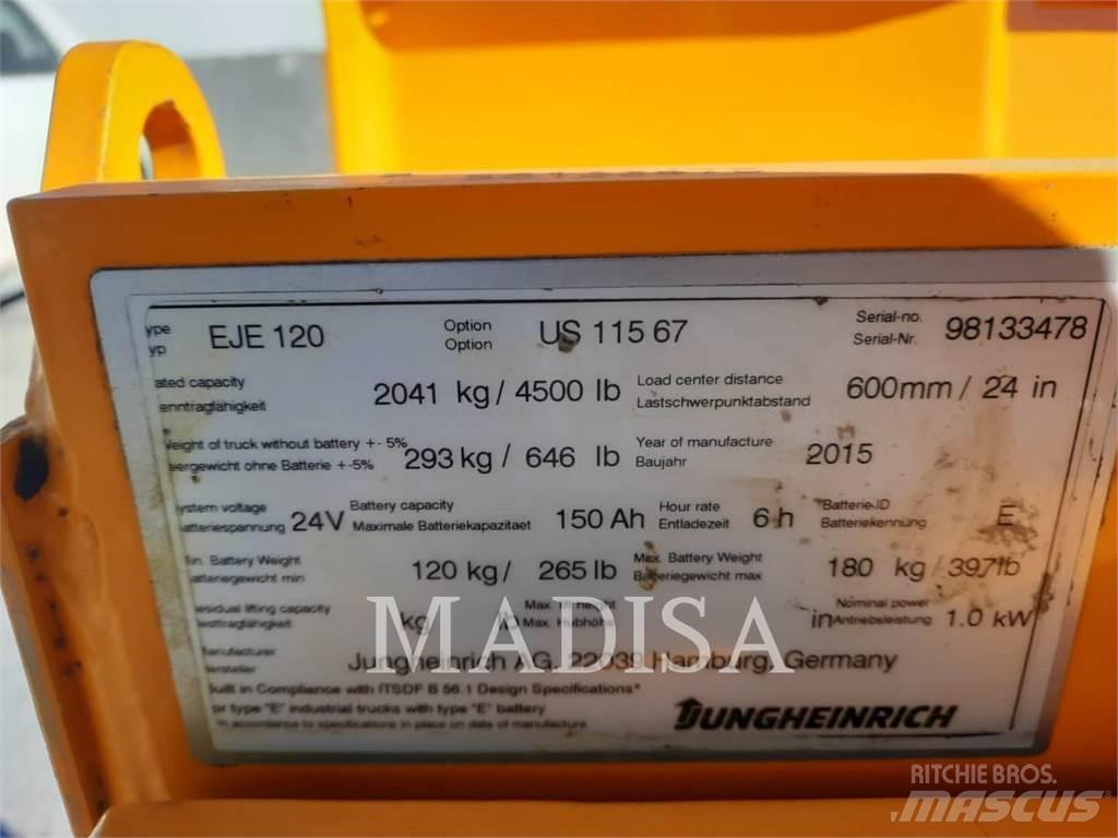 Jungheinrich EJE120 Elektriniai šakiniai krautuvai