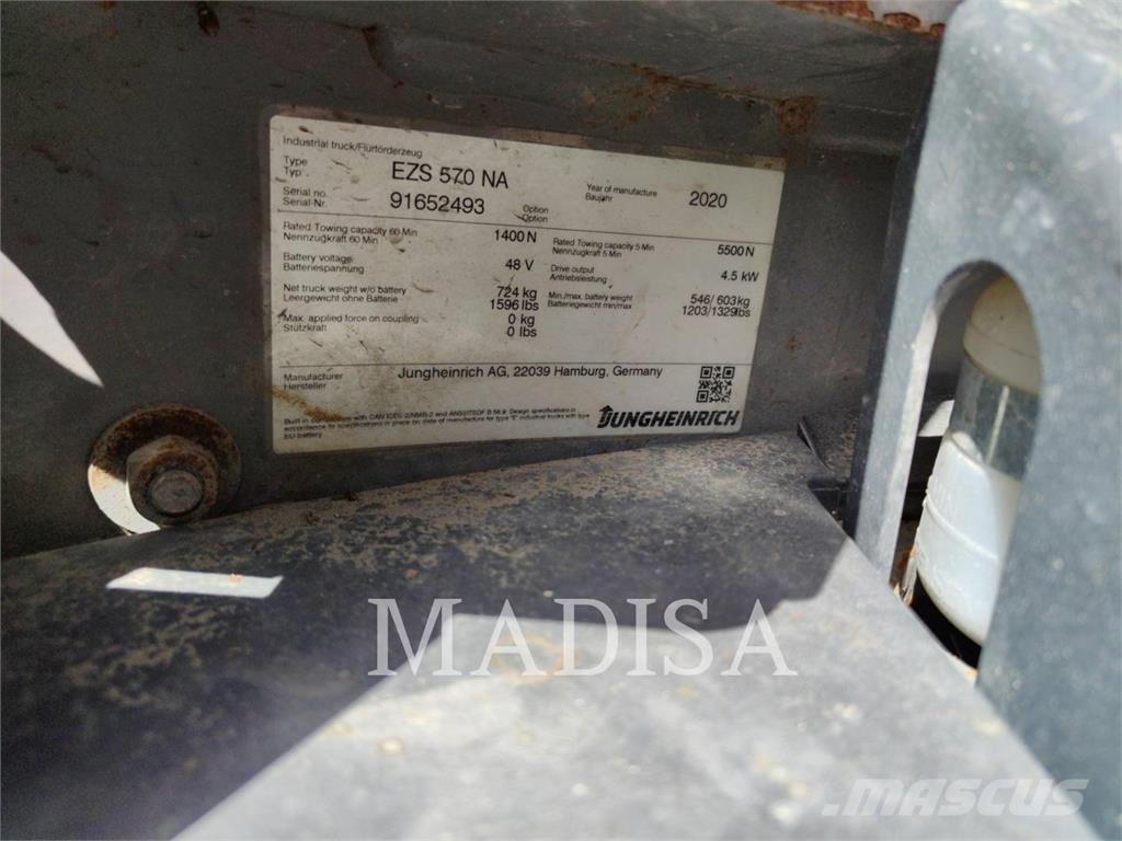 Jungheinrich EZS 570 Elektriniai šakiniai krautuvai