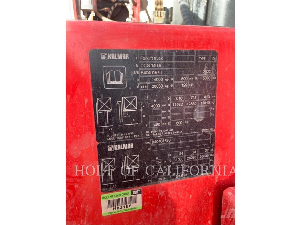 Kalmar DCG140-6 Dyzeliniai krautuvai