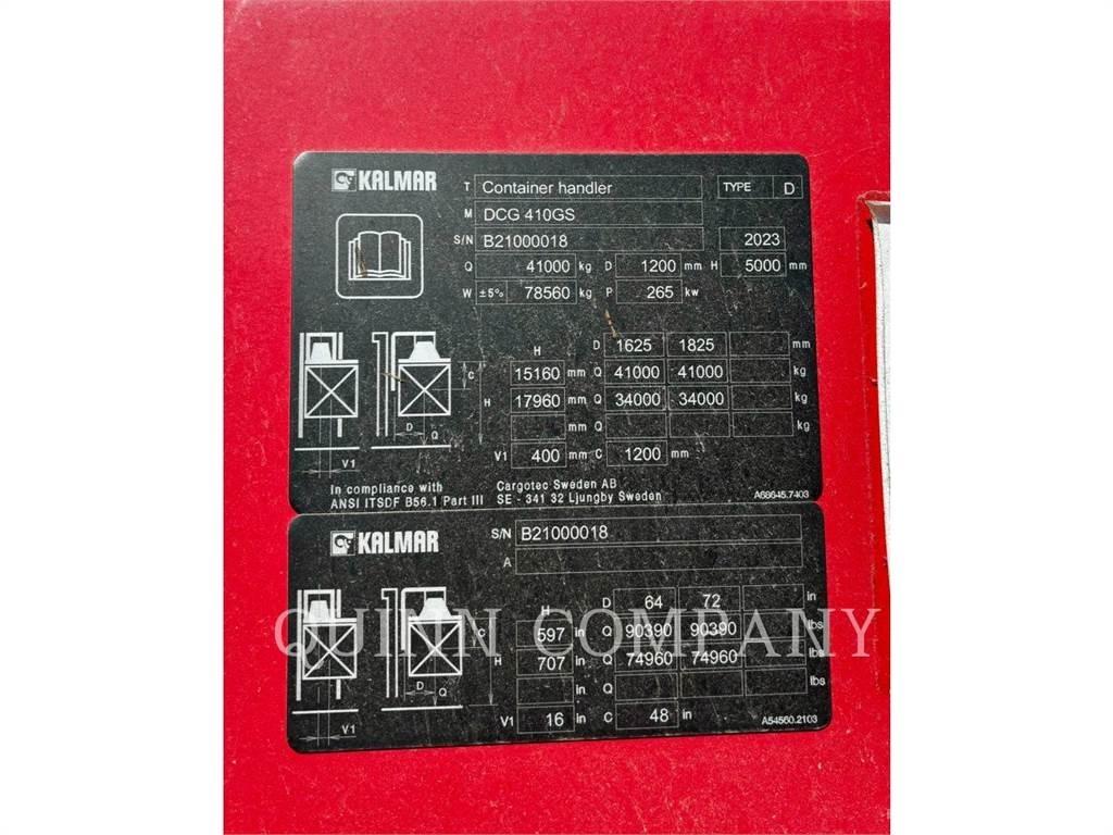 Kalmar DCG410GS Šakiniai krautuvai - Kita