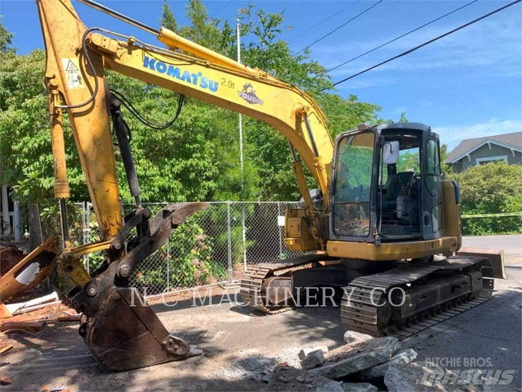 Komatsu PC-138 Vikšriniai ekskavatoriai