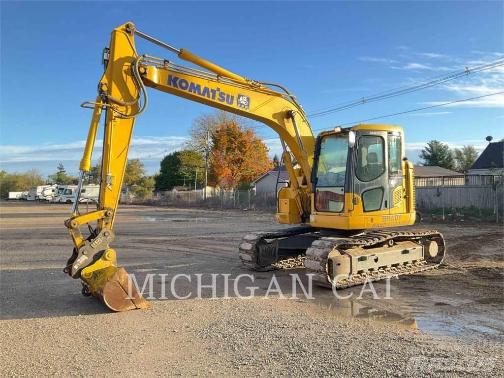 Komatsu PC128US Vikšriniai ekskavatoriai
