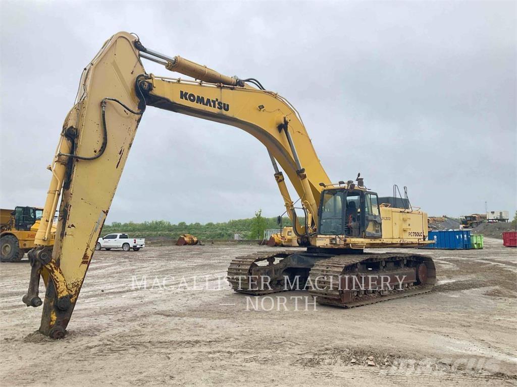 Komatsu PC750 Vikšriniai ekskavatoriai