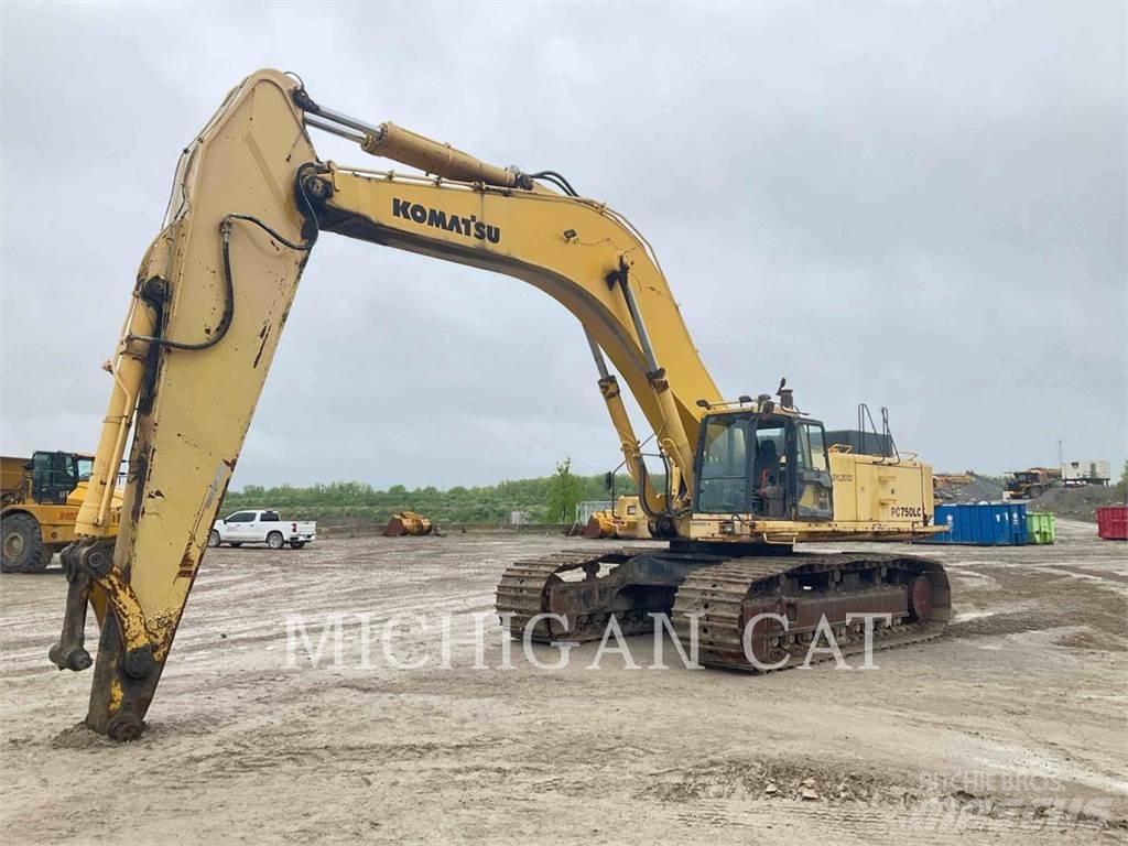 Komatsu PC750LC-6K Vikšriniai ekskavatoriai
