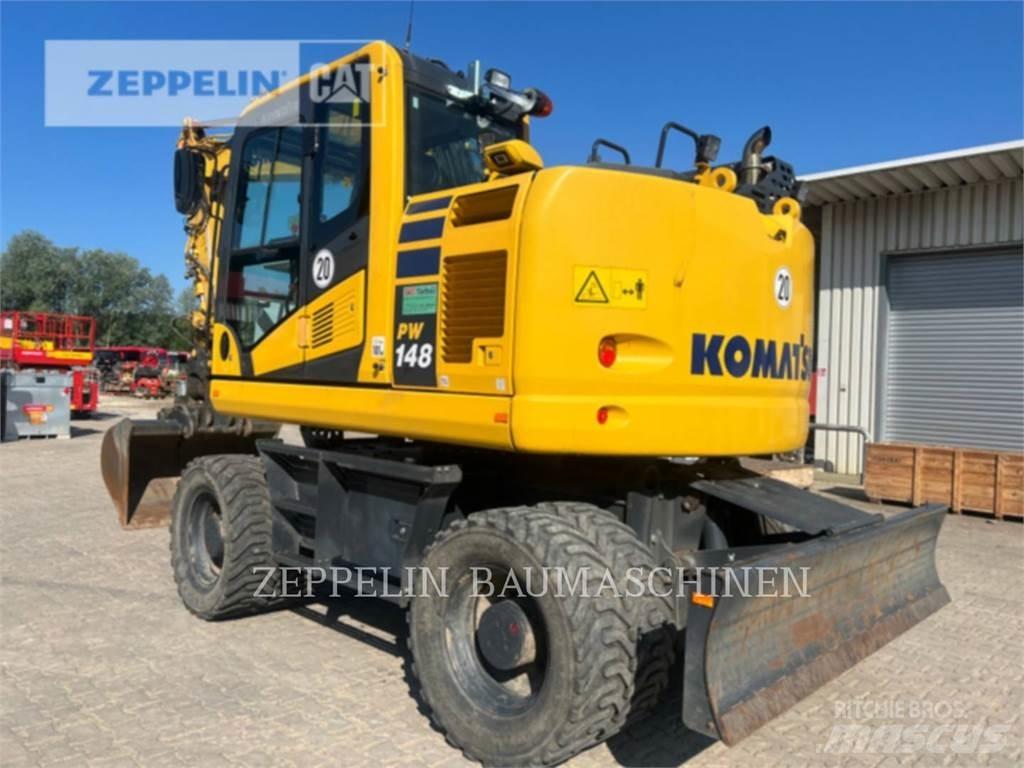 Komatsu PW148-11 Ratiniai ekskavatoriai