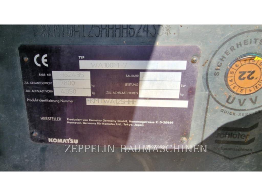 Komatsu WA100M-7 Naudoti ratiniai krautuvai