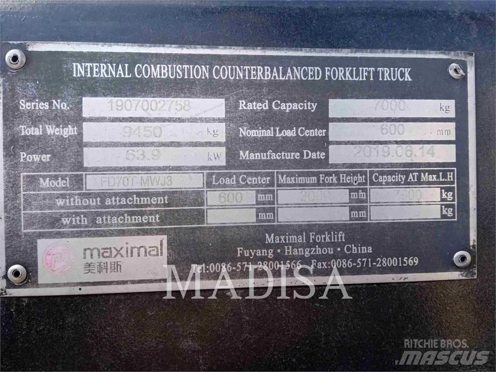 MAXI-LIFT FD70T-MWJ3 Šakiniai krautuvai - Kita