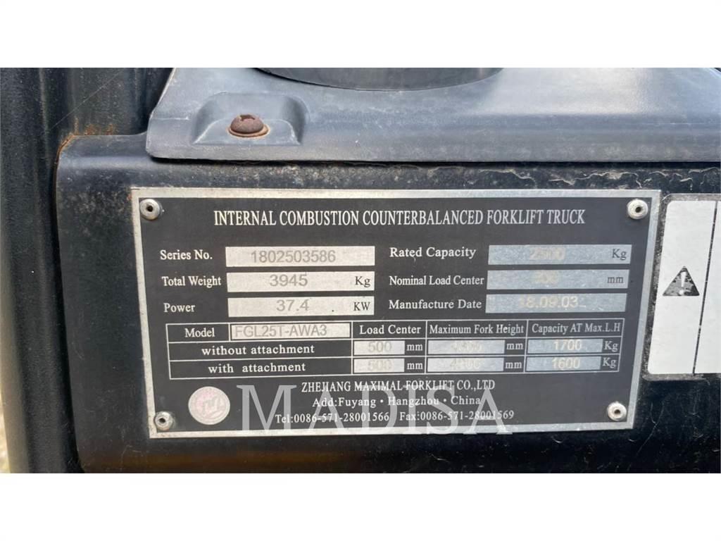 MAXI-LIFT FGL25T-WA3 Šakiniai krautuvai - Kita