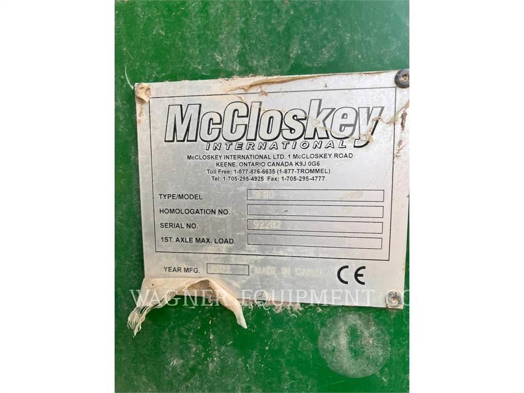 McCloskey SF80 Trupintuvai