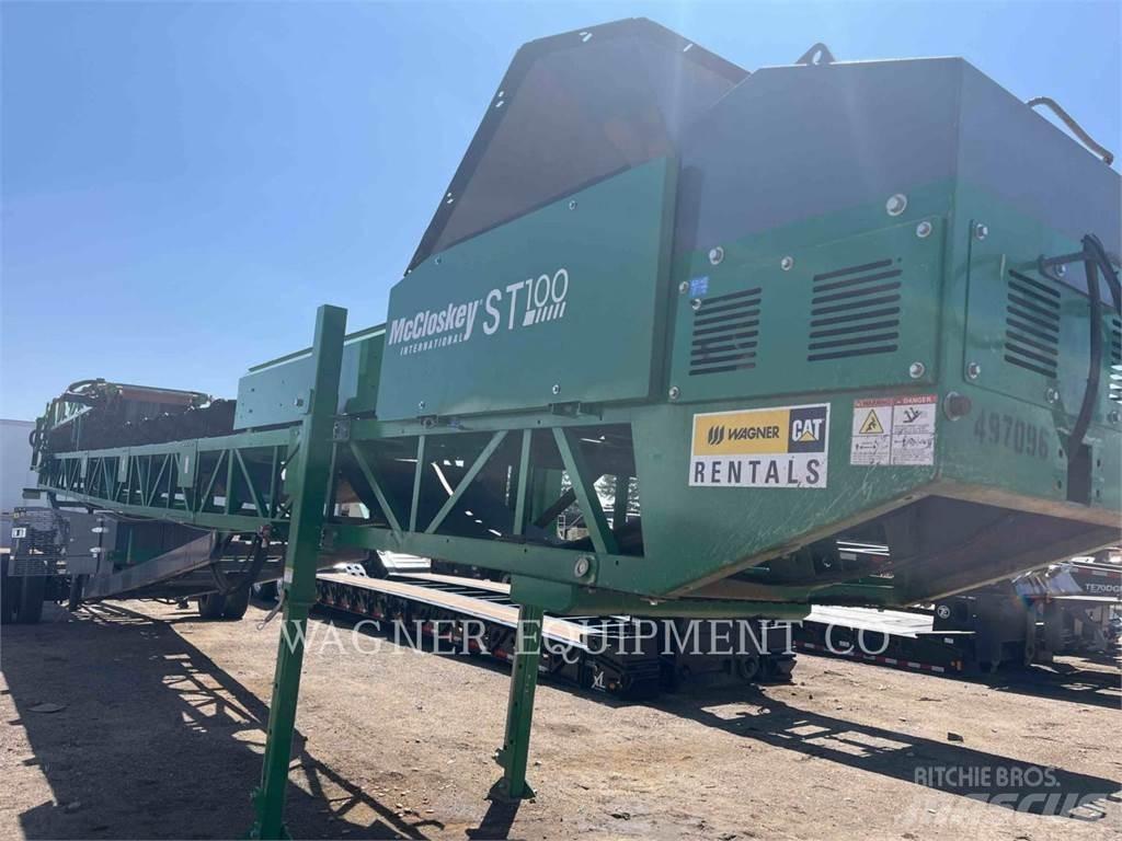 McCloskey ST100D Mobilūs smulkintuvai