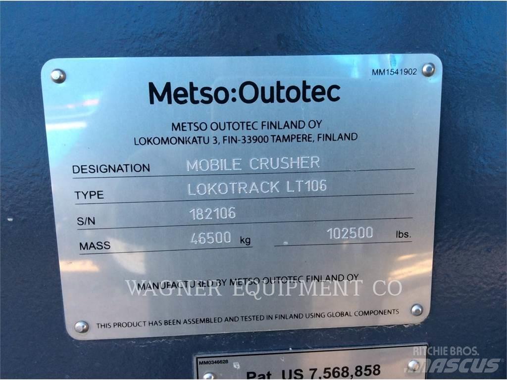Metso LT106 Mobilūs smulkintuvai