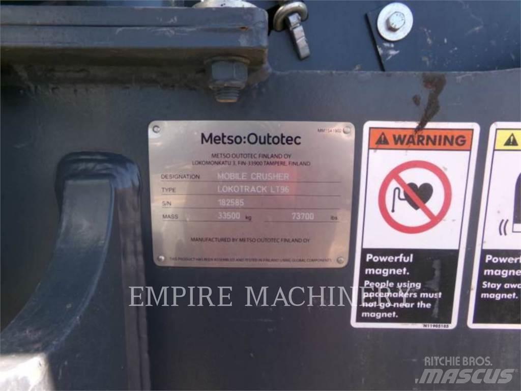 Metso LT96 Mobilūs smulkintuvai