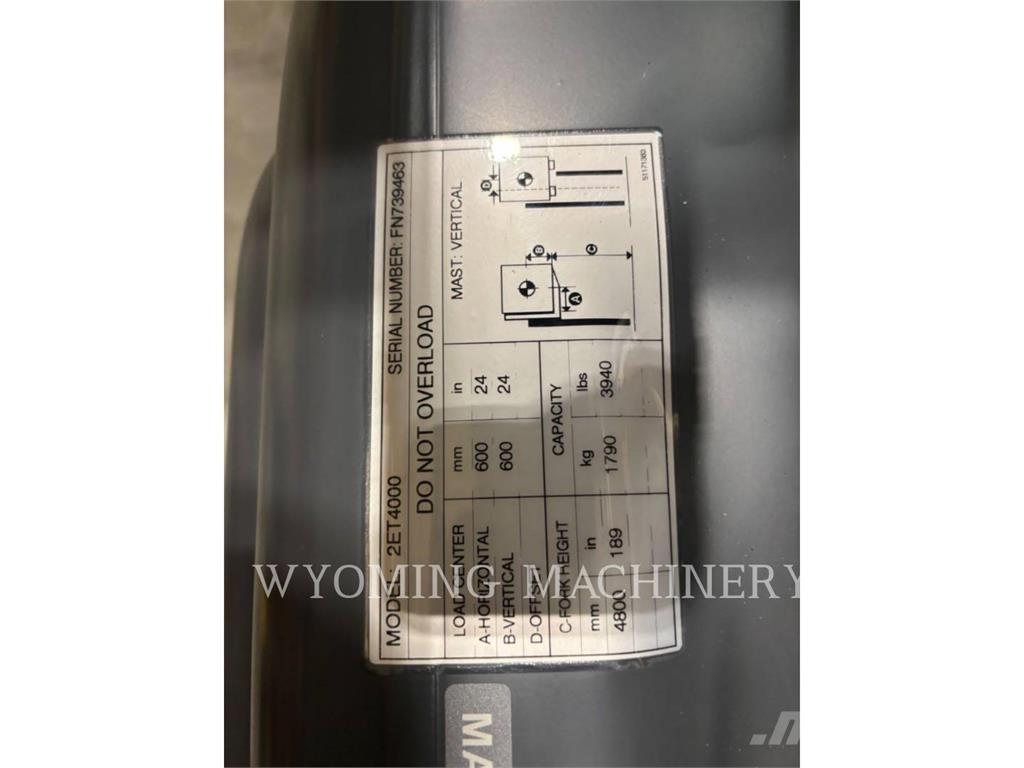 Mitsubishi 2ET4000 Elektriniai šakiniai krautuvai