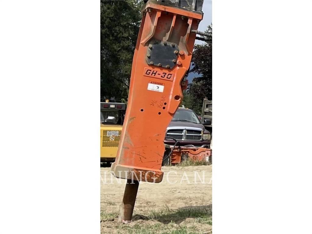 NPK INC. GH30 Hidrauliniai kūjai / Trupintuvai
