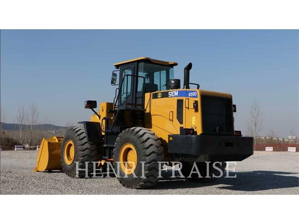 SEM MACHINERY 655 D Naudoti ratiniai krautuvai