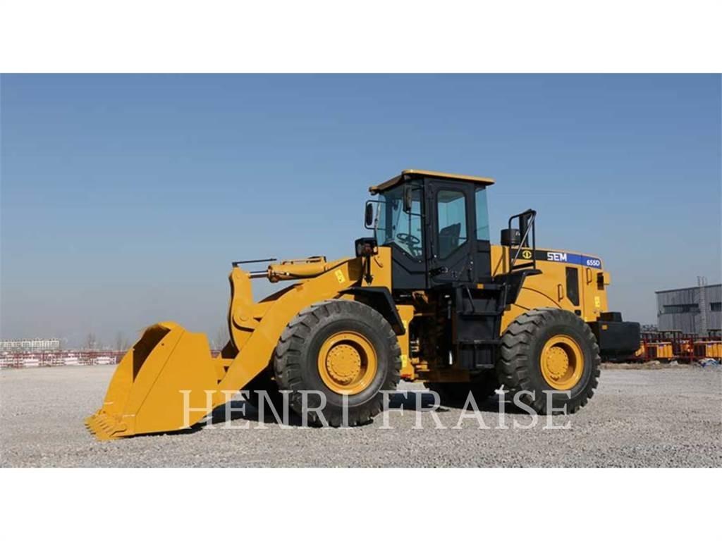 SEM MACHINERY 655 D Naudoti ratiniai krautuvai