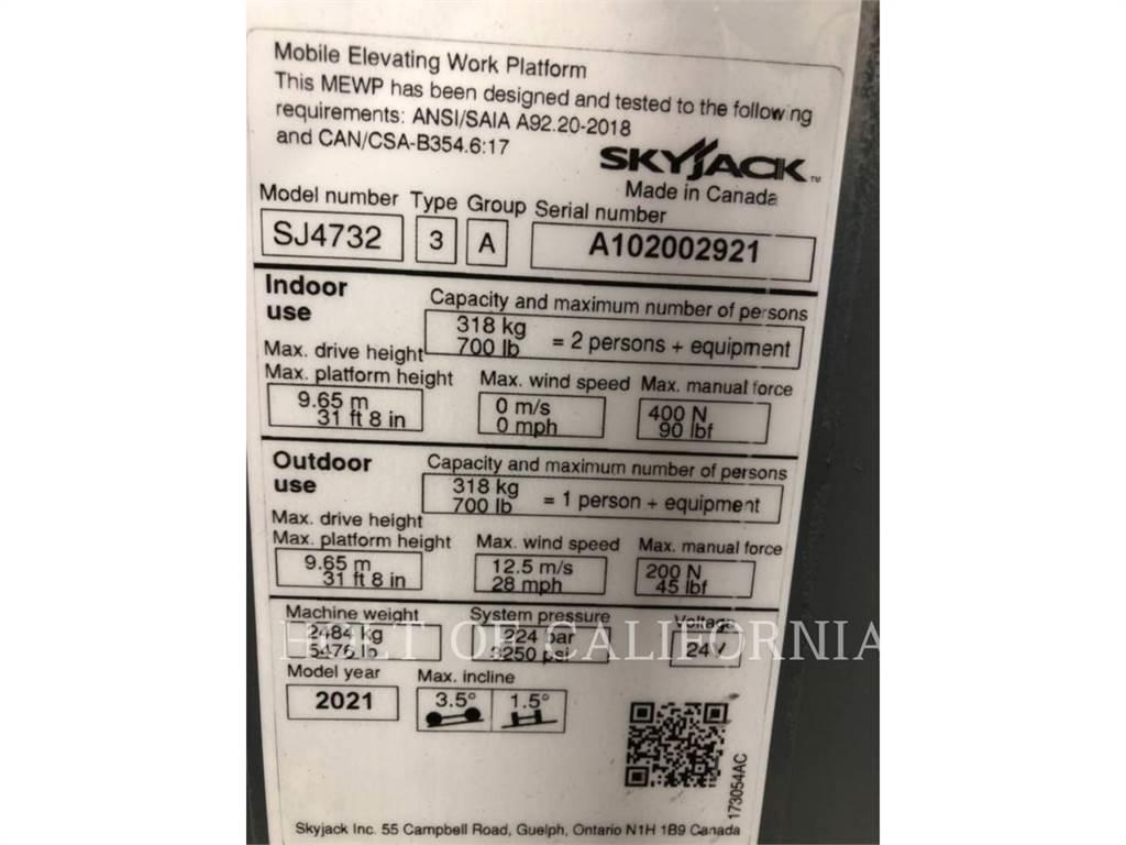 Skyjack SCISSOR32E Žirkliniai keltuvai