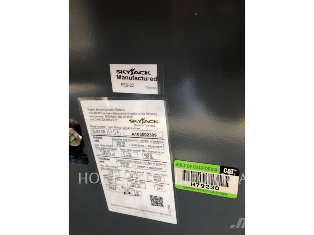 Skyjack SCISSOR40E Žirkliniai keltuvai