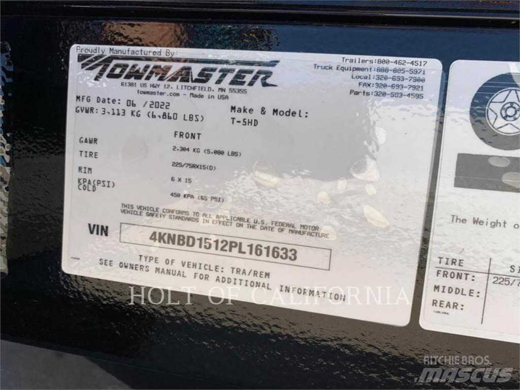 TOWMASTER TRLR DMP10 Kitos priekabos