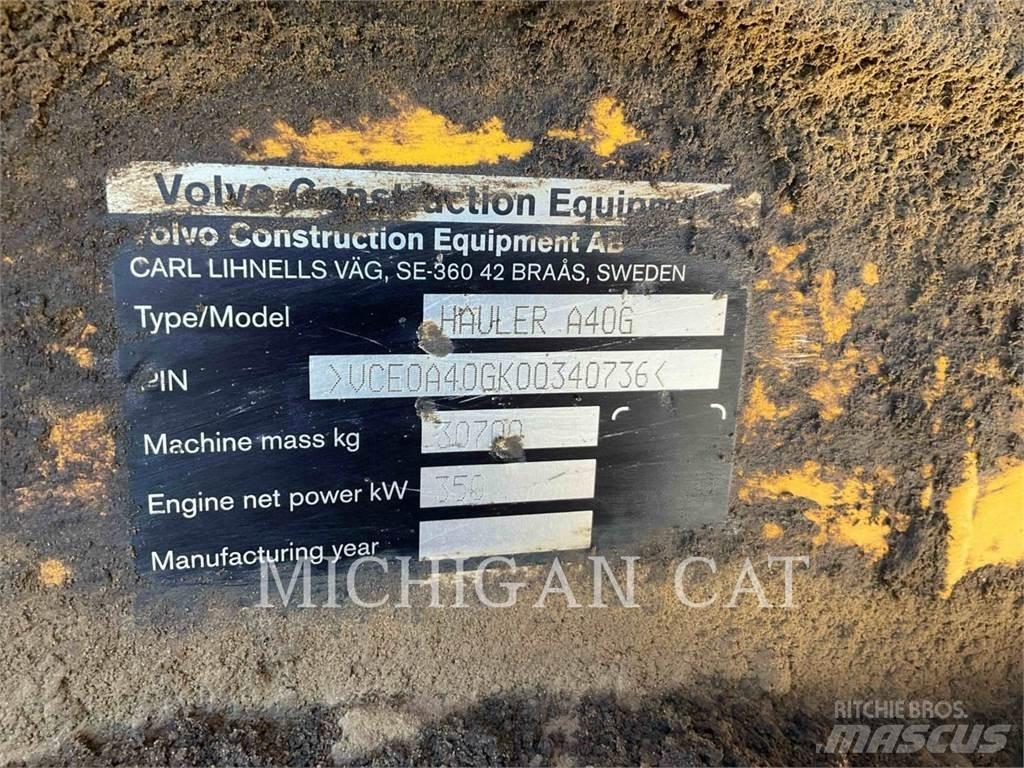 Volvo A40G Karjeriniai savivarčiai