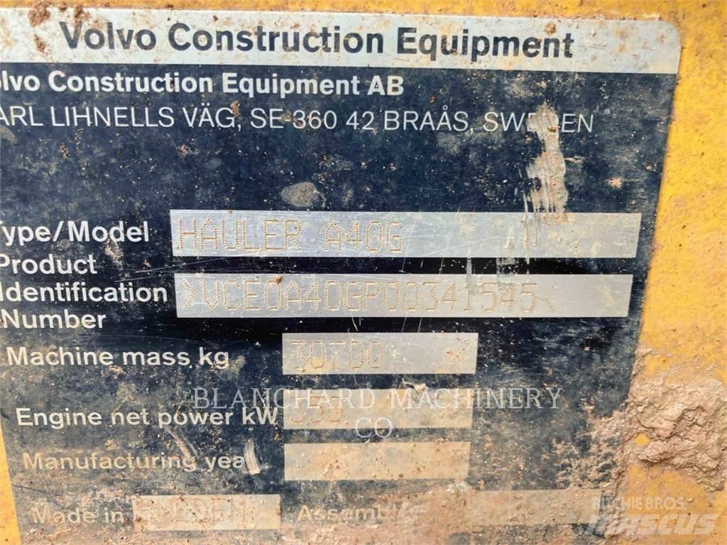 Volvo A40G Karjeriniai savivarčiai