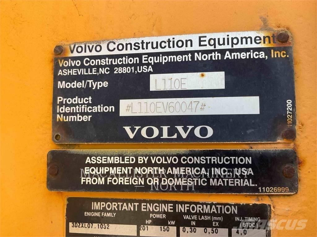 Volvo L110E Naudoti ratiniai krautuvai