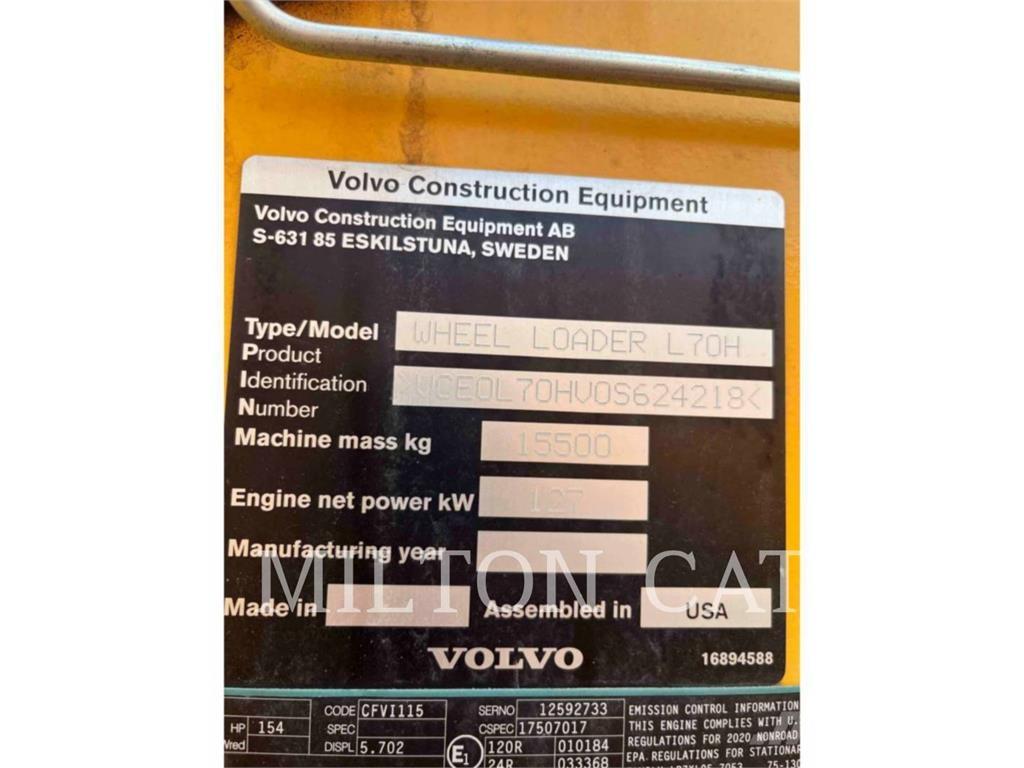 Volvo L70H Naudoti ratiniai krautuvai