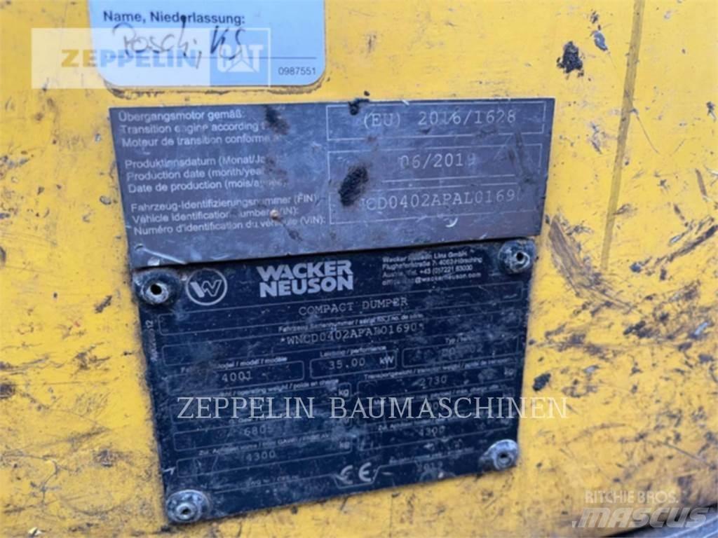 Wacker 4001 Karjeriniai savivarčiai