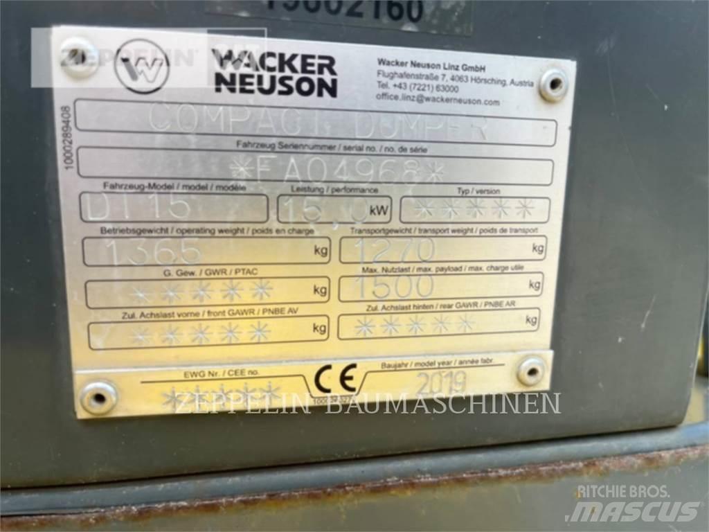 Wacker DT15 Karjeriniai savivarčiai
