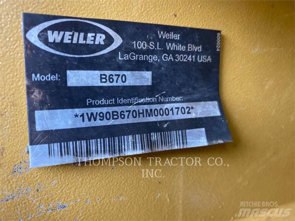 Weiler B670 Miško pjovimo technika